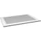 Ekena Millwork Vertical Surface Mount PVC Gable Vent: Non-Functional, w/3-1/2"W x 1"H, Standard Frame, 40"W x 28"H GVPVE40X2801SN - alternate 2